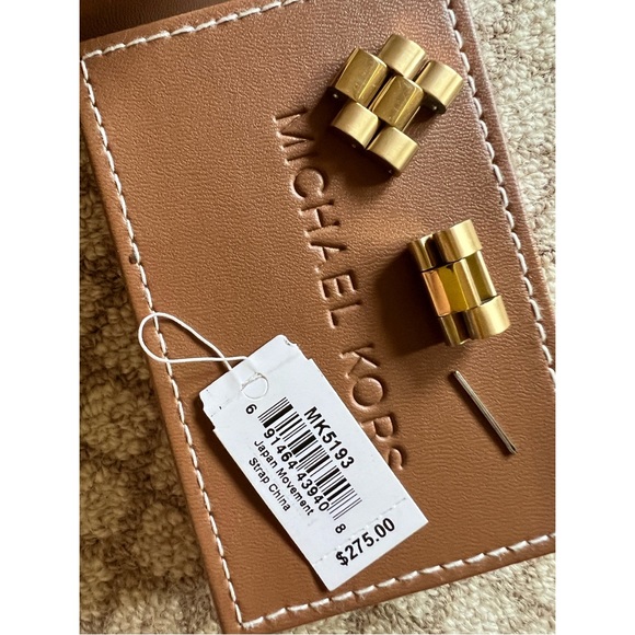 Michael Kors Gold Watch with Diamond Face - Picture 3 of 6